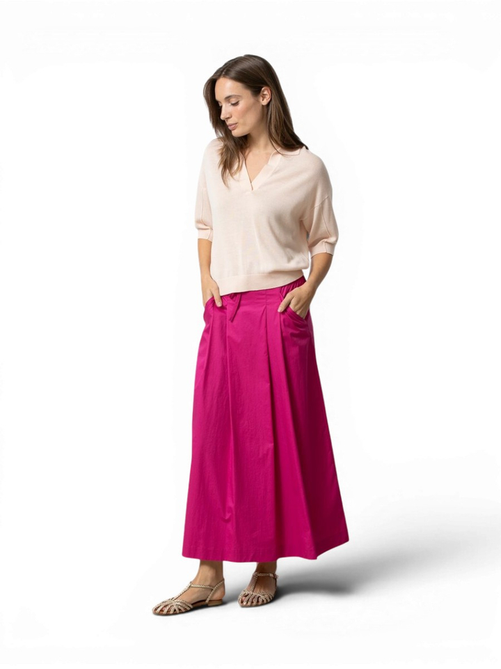 Roze polo trui Lion Gigue
