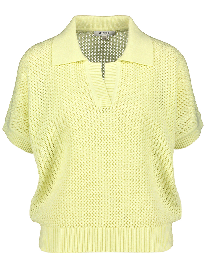Gele trui met gaatjes Gigue
