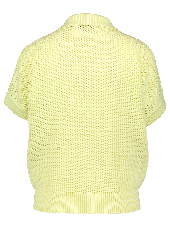 Gele trui met gaatjes Gigue