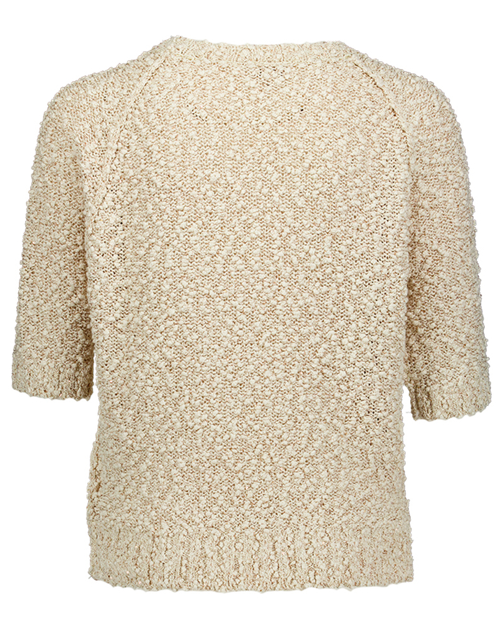 Beige trui met glitter Lila Gigue