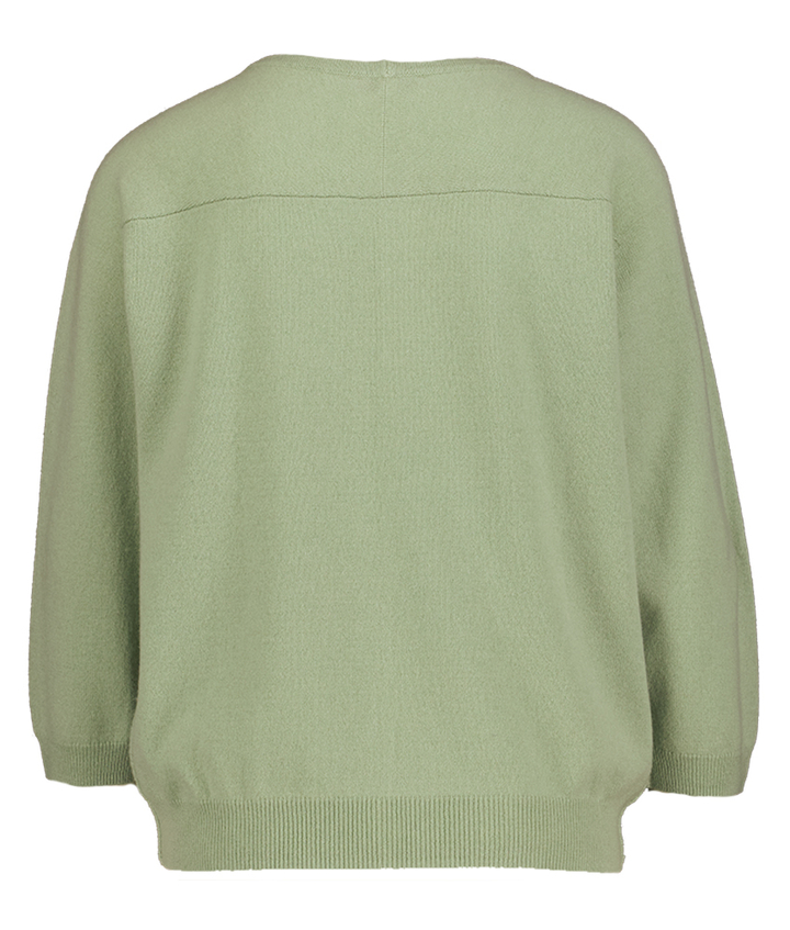 Groene trui met ronde hals Layla Gigue