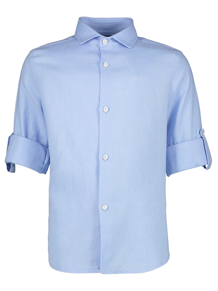 Lichtblauw linnen hemd communie Red Limit