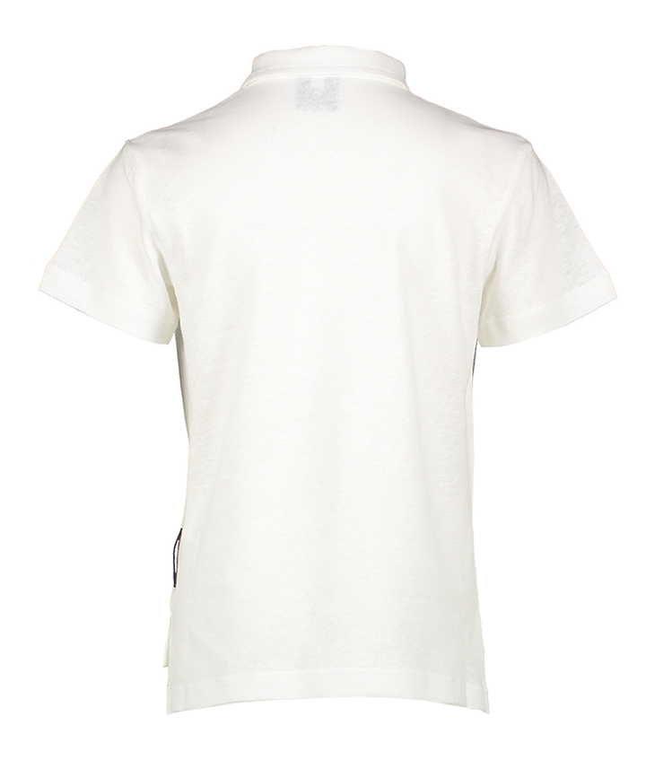 Witte polo met korte mouwen Red Limit 