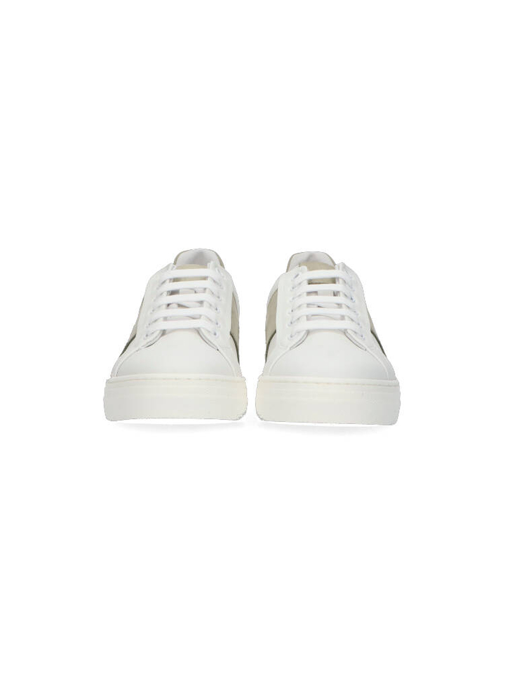 Witte lage sneakers Hoops