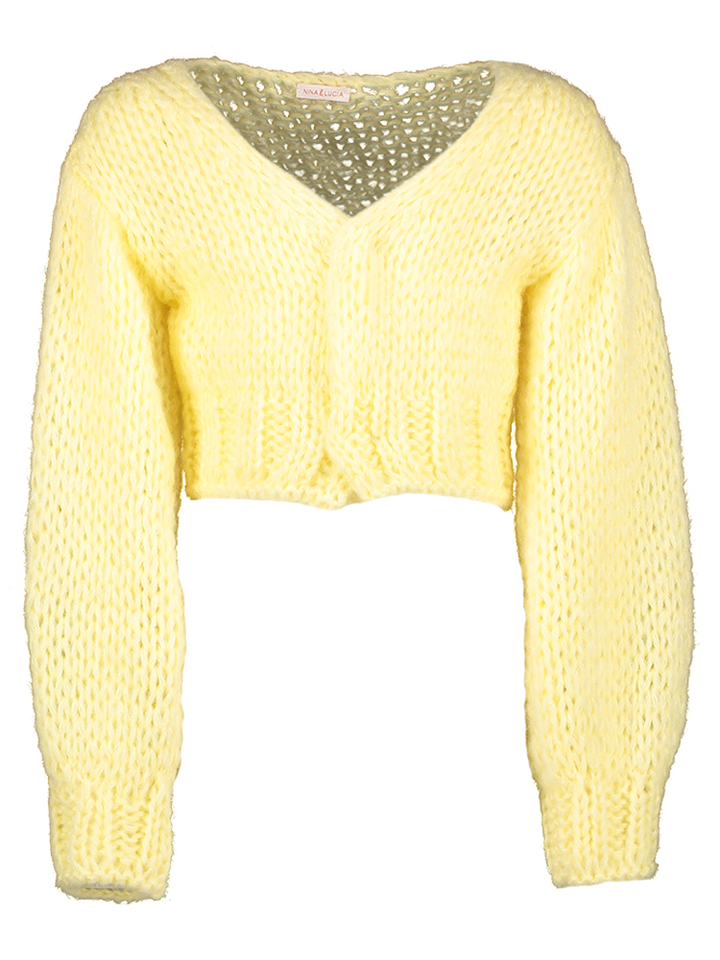 Gele cardigan Bernadette Miss Leod