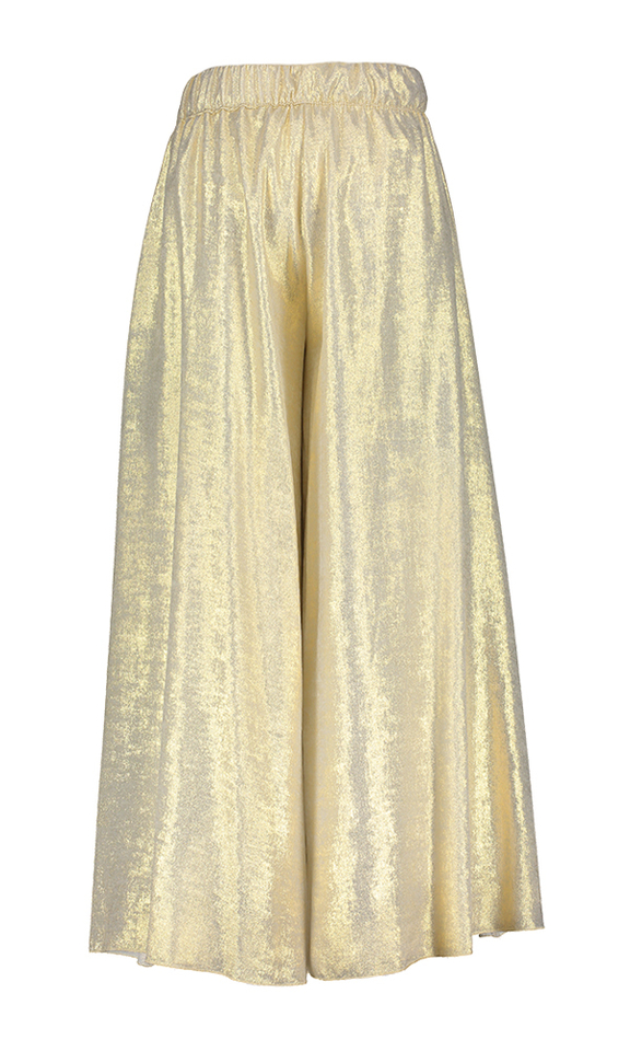 Goud losvallende broek Diamante Blu