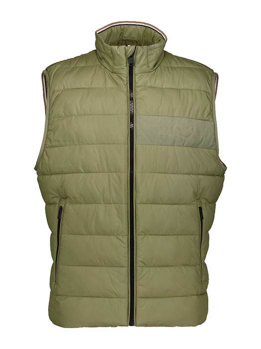 Kaki groene bodywarmer Hugo Boss