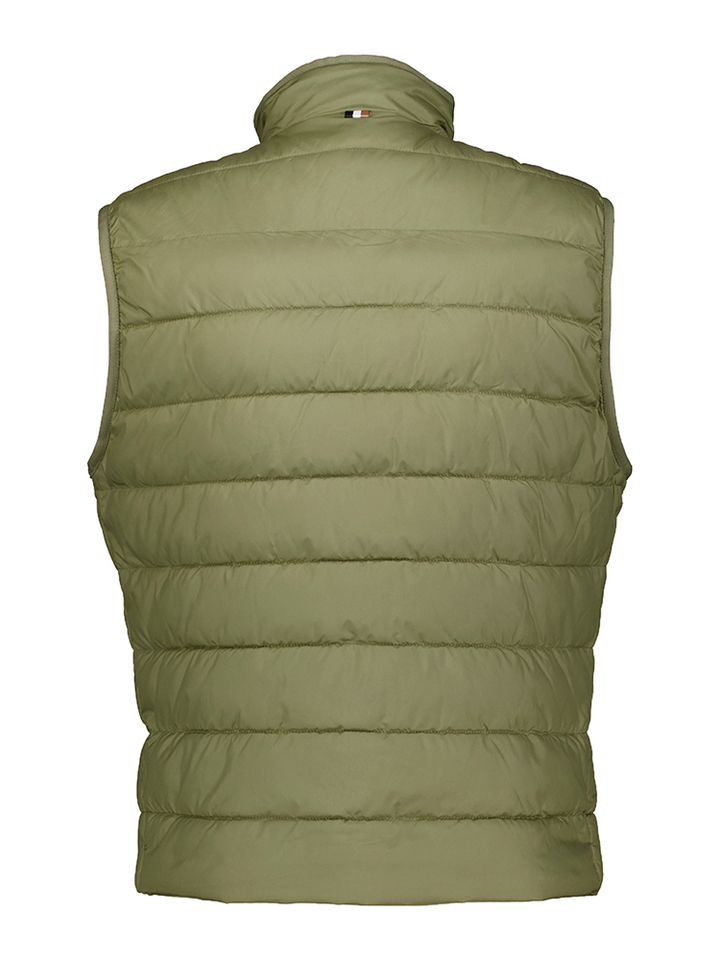 Kaki groene bodywarmer Hugo Boss