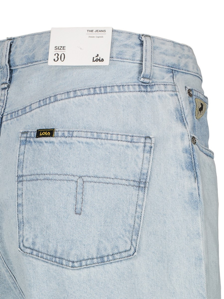 Lichtblauwe jeansshort Lois 