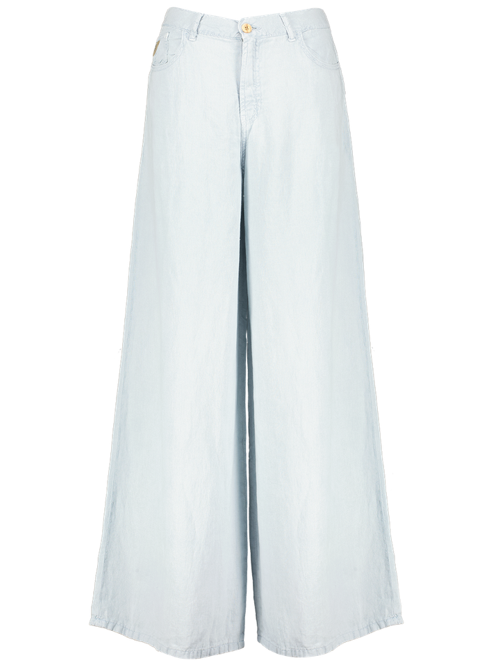 Blauwe losse broek Lois 