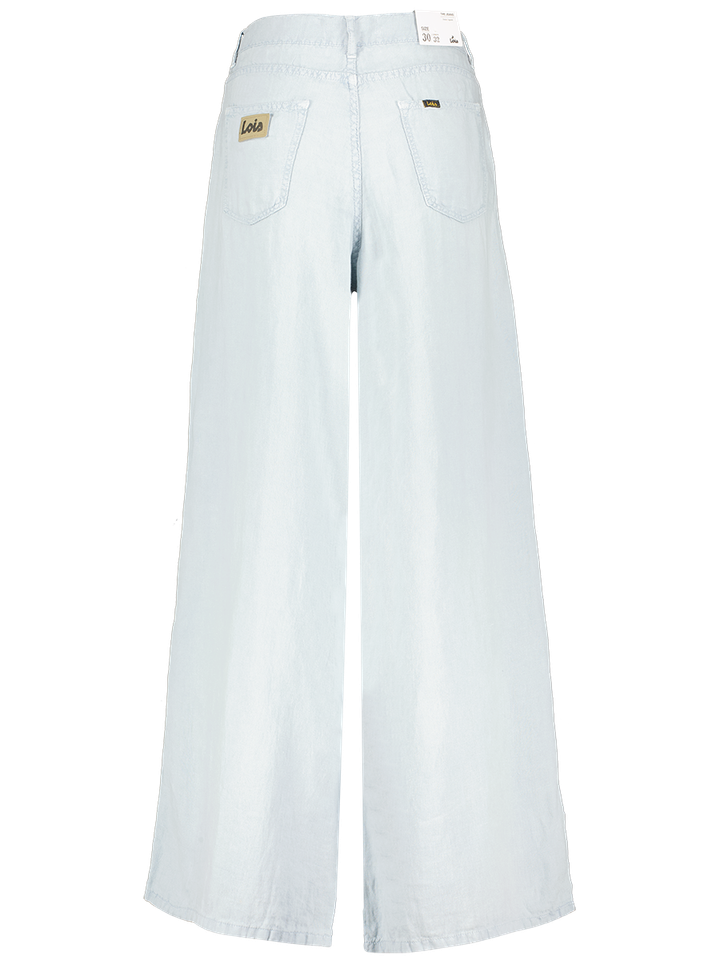 Blauwe losse broek Lois 