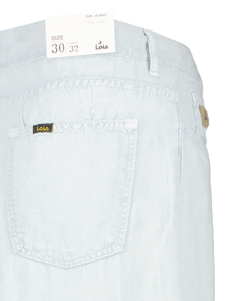 Blauwe losse broek Lois 