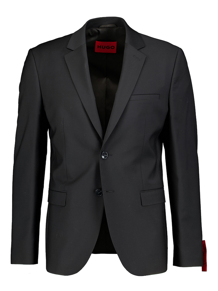 Zwarte extra slim fit blazer Hugo Boss