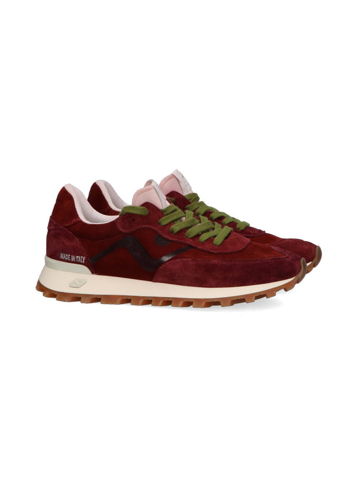 Burgundy/white lage sneakers Nomap Society
