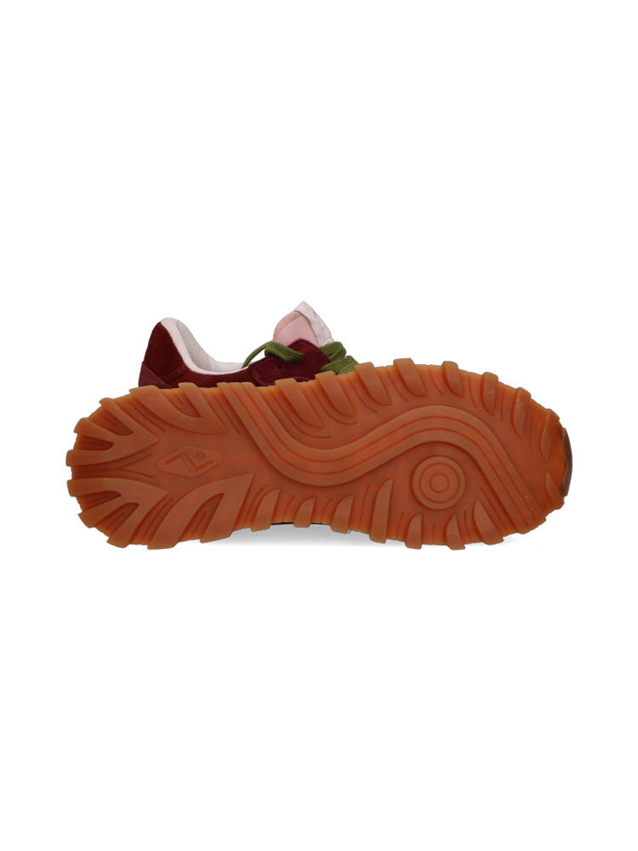 Burgundy/white lage sneakers Nomap Society