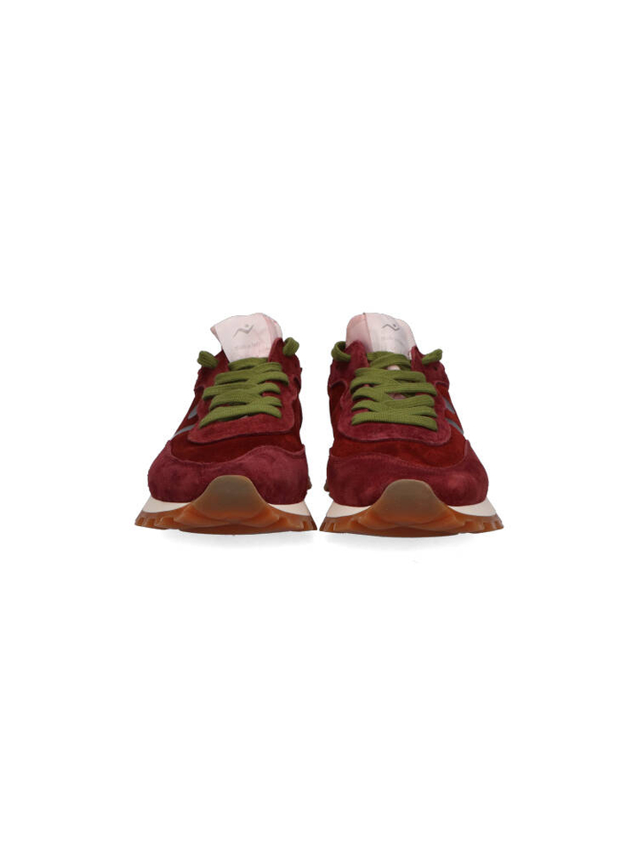 Burgundy/white lage sneakers Nomap Society