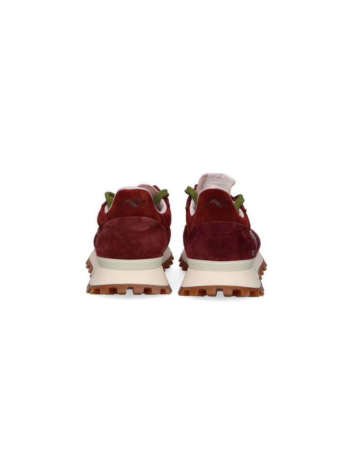 Burgundy/white lage sneakers Nomap Society