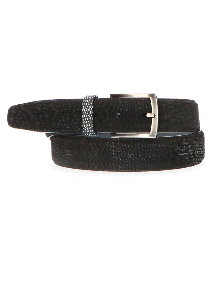 Zwarte riem Floris Van Bommel