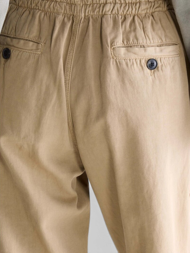 Beige geklede broek Pillow Bellerose 