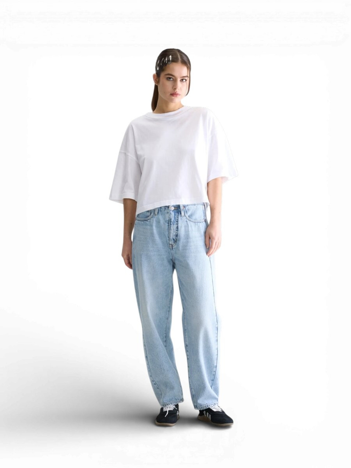 Lichtblauwe baggy fit jeans Pacy Bellerose