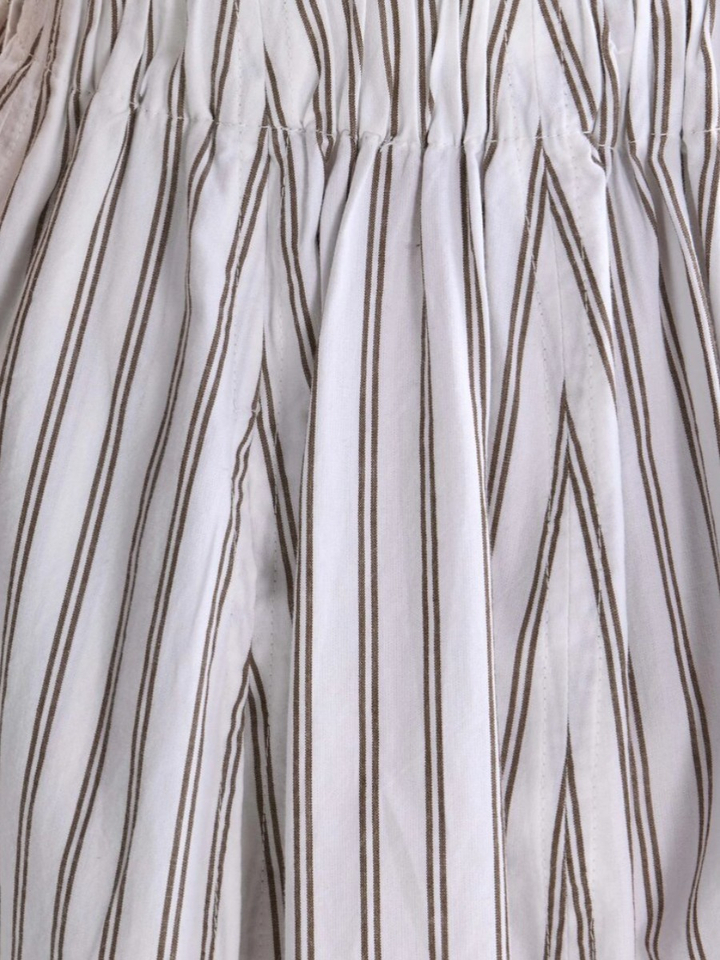 Witte gestreepte midi - rok Cinley Bellerose