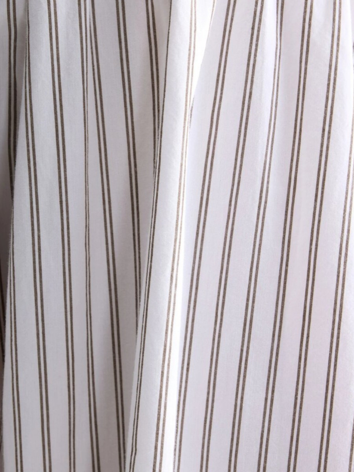 Witte gestreepte midi - rok Cinley Bellerose