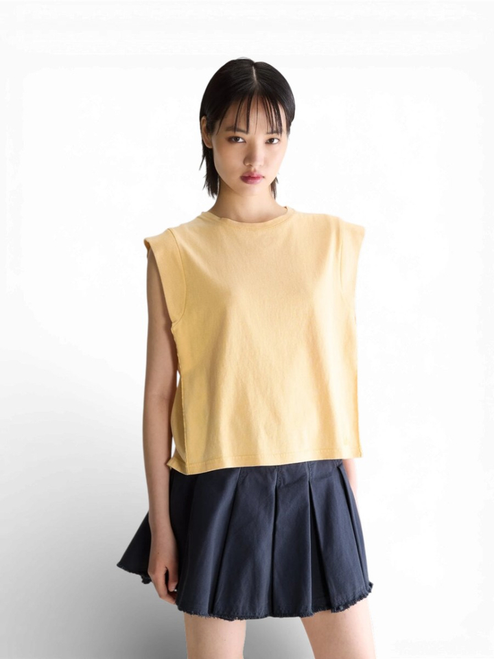 Gele T-shirt Vruno Bellerose