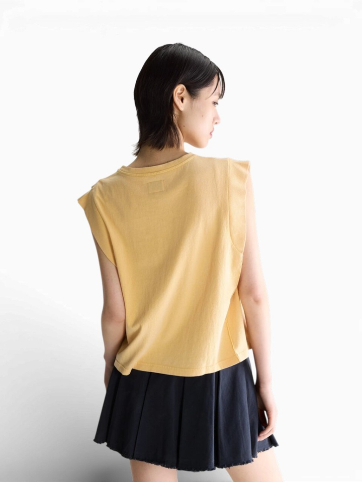 Gele T-shirt Vruno Bellerose