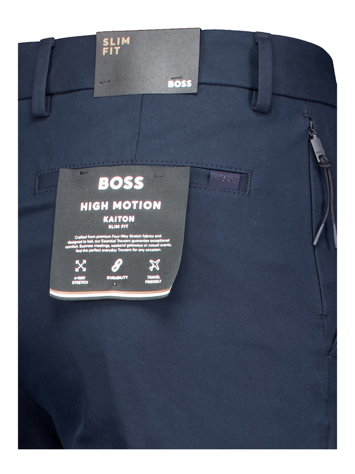 Donkerblauwe geklede broek Hugo Boss 