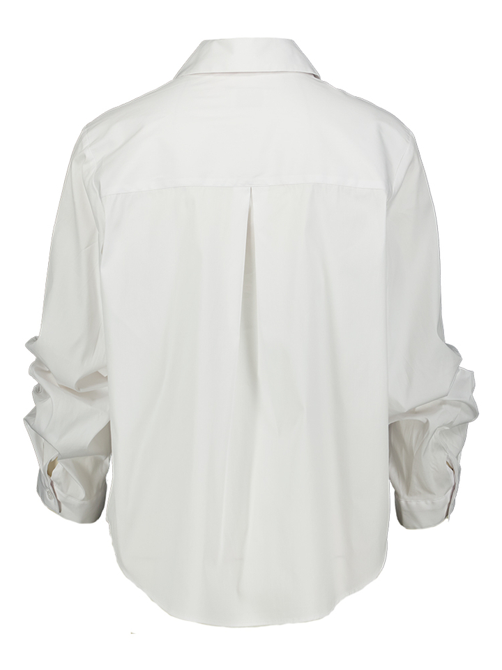 Witte bloes met strop detail Cliff Due Amanti