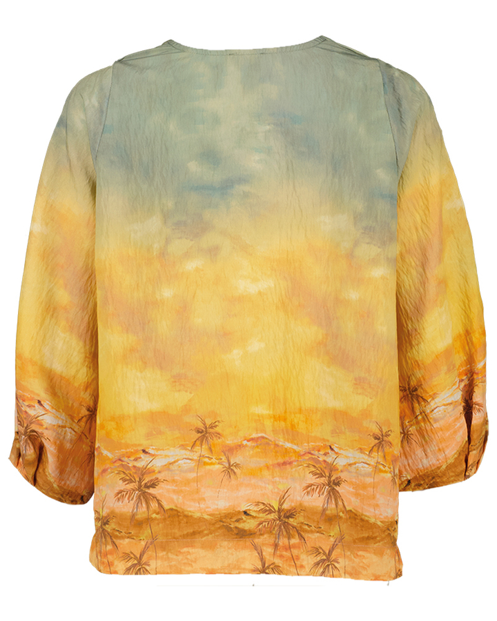 Multicolor bloes met open mouw Blassy Due Amanti 