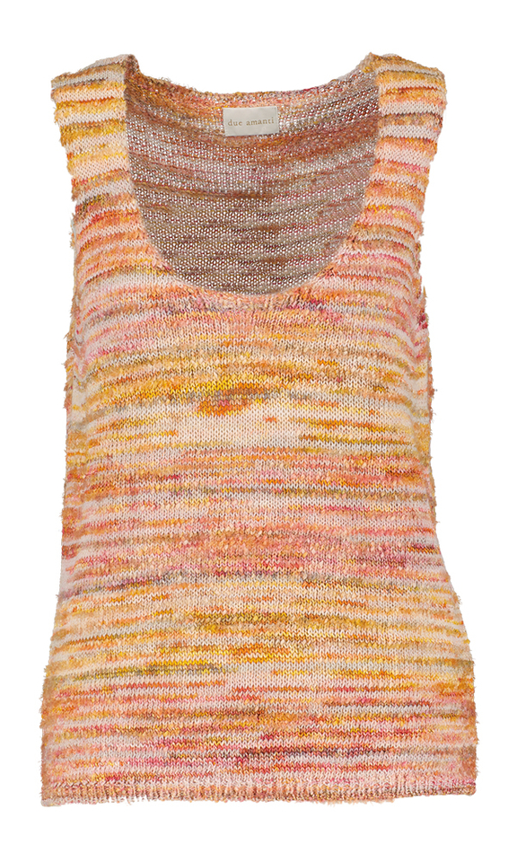 Multicolor gehaakte top Arina Due Amanti 