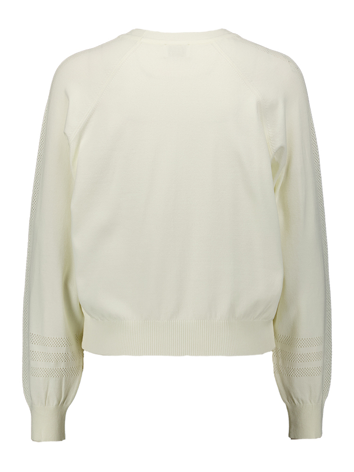 Ecru trui detail aan de mouw Kemal Due Amanti