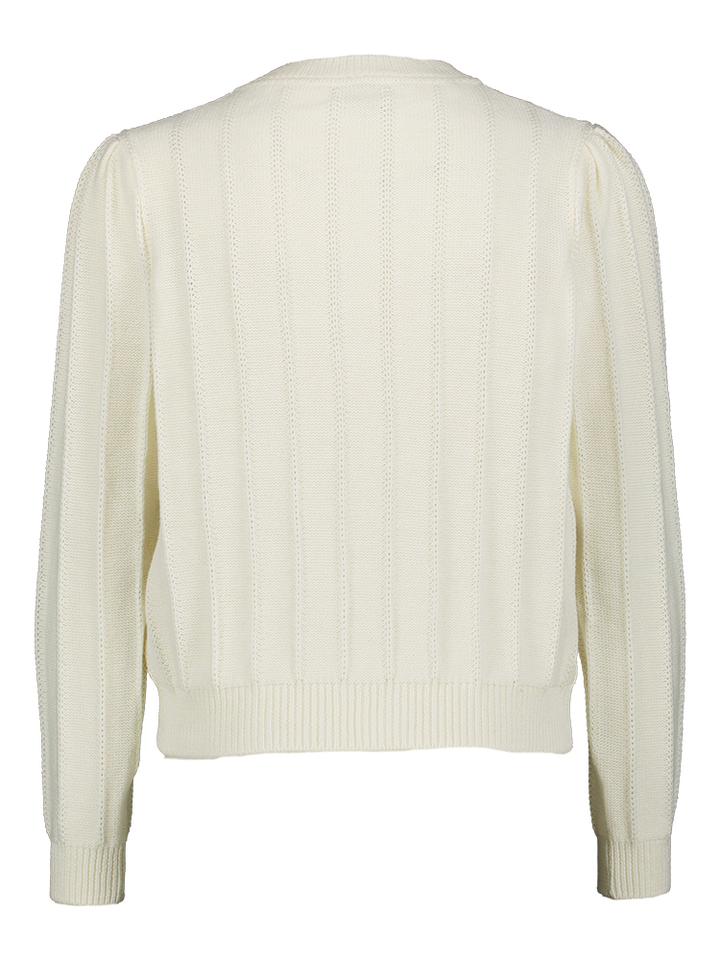 Ecru cardigan met knopen Martine Due Amanti