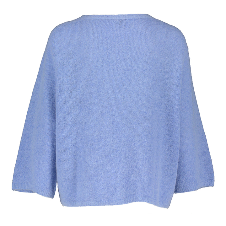 Blauwe cardigan met knopen Quill Due Amanti 