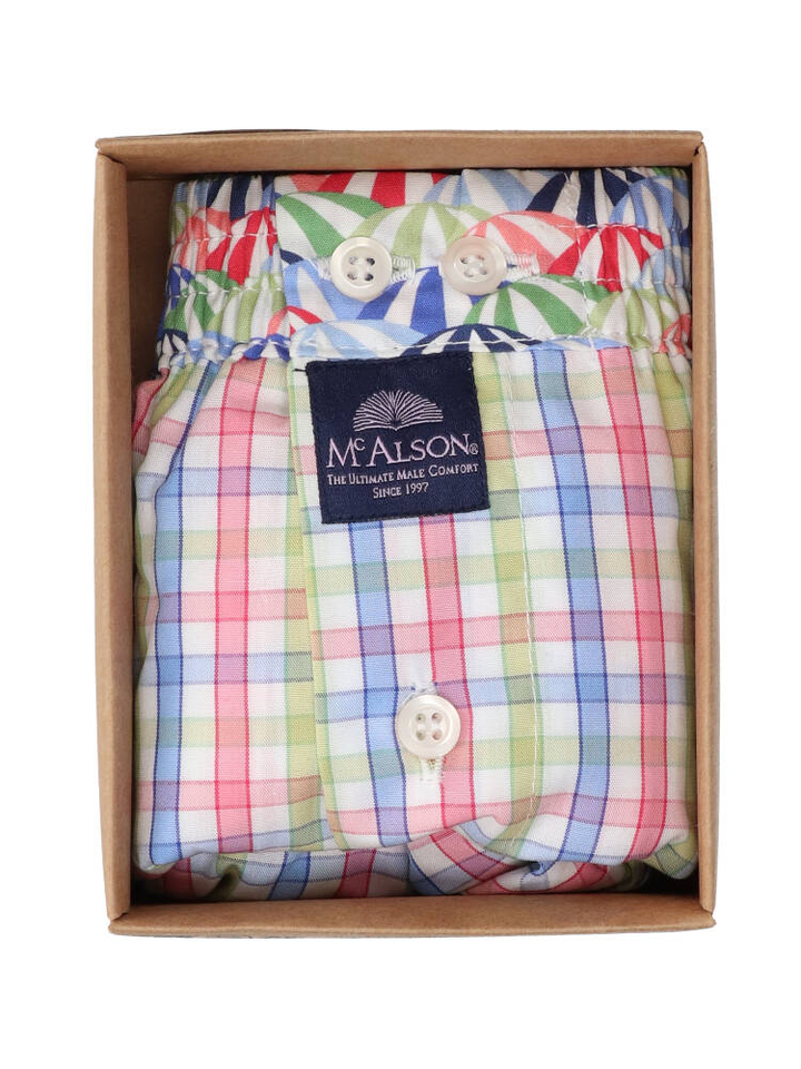 Geruite boxershort Mc Alson 