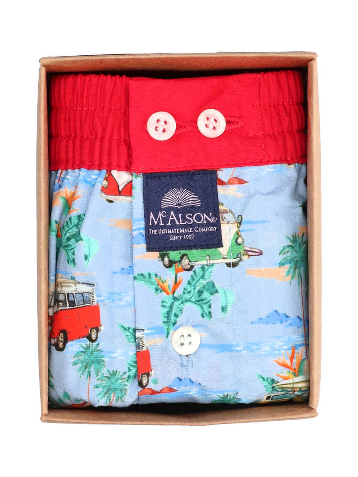 Lichtblauwe boxershort Mc Alson 