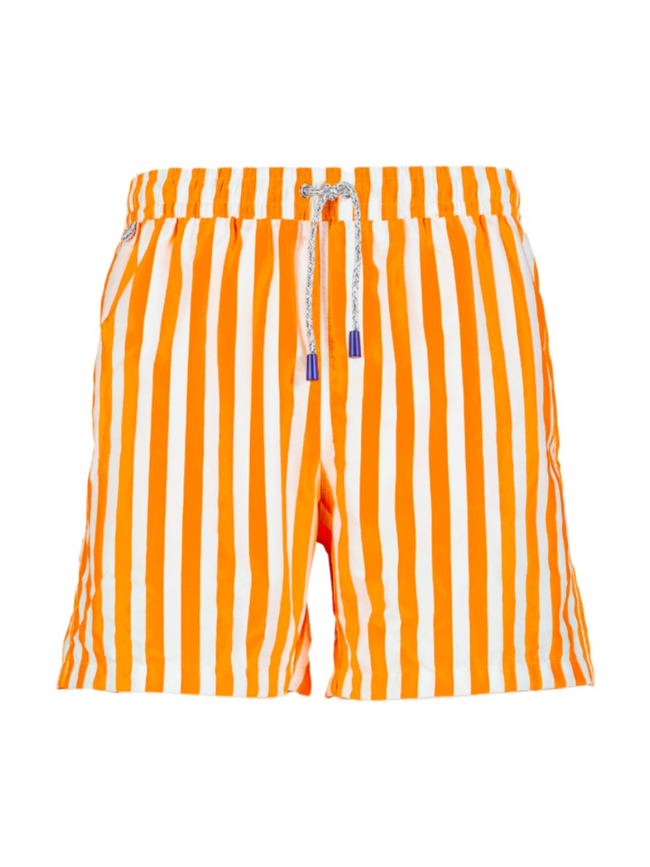 Oranje gestreepte zwemshort Mc Alson