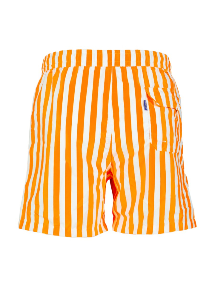 Oranje gestreepte zwemshort Mc Alson