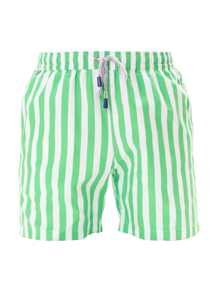 Groen gestreepte zwemshort Mc Alson 