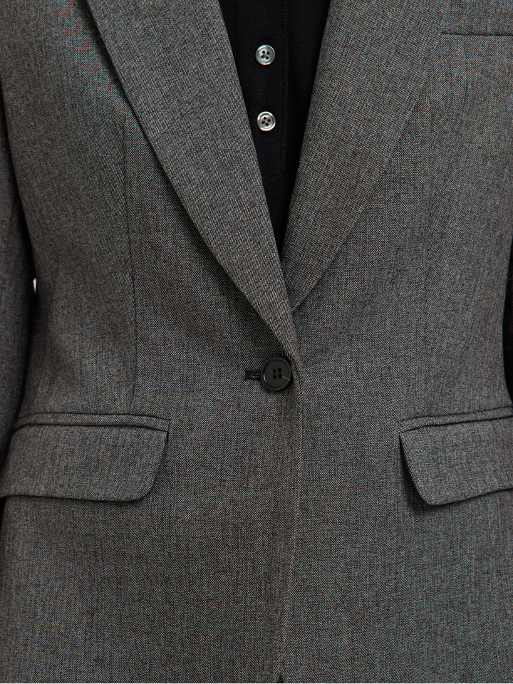 Grijze blazer Selected Femme