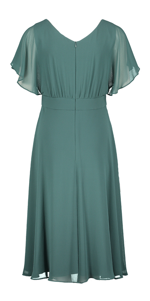 Groen losvallend feestkleedje Vera Mont 