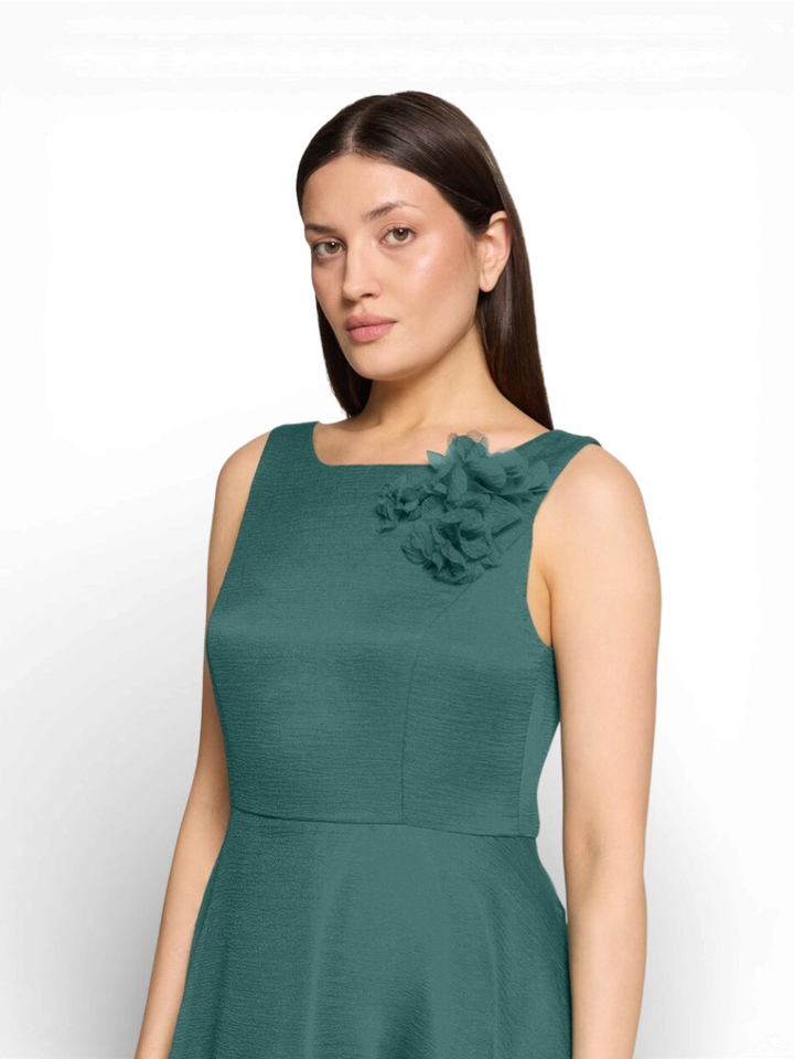 Groene lange feestelijke jurk Vera Mont