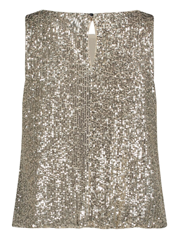 Goude glittertop Vera Mont