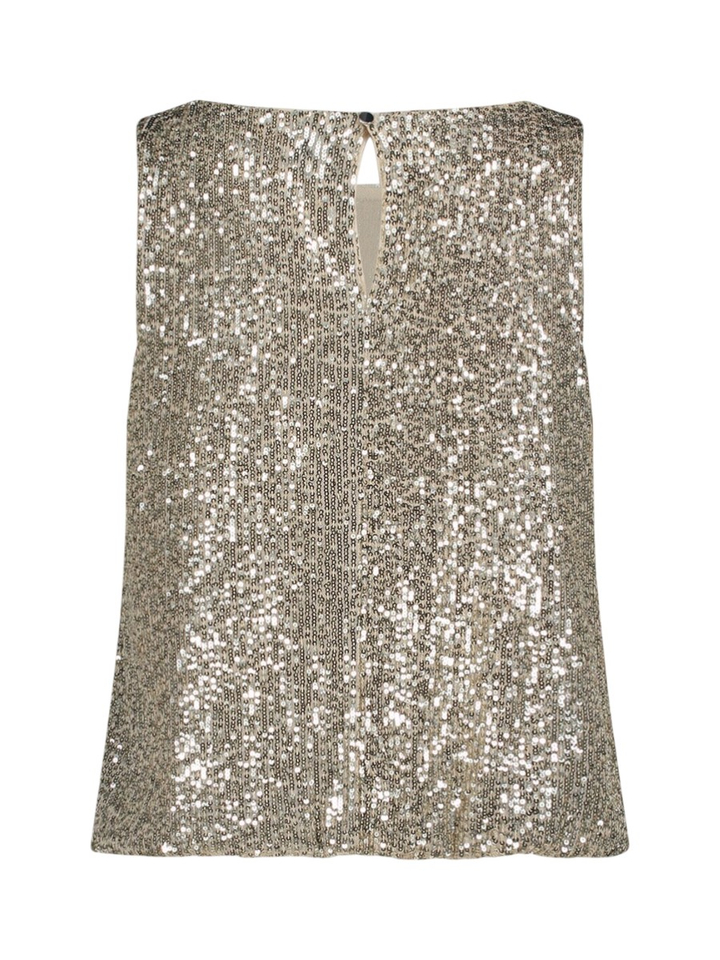 Goude glittertop Vera Mont