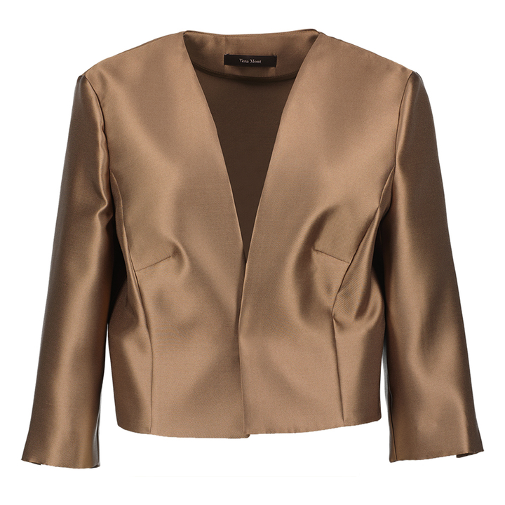 Bruine vest Vera Mont 