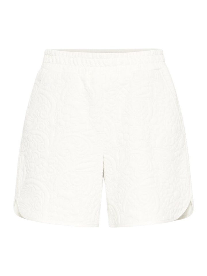 Witte short met structuur Ichi