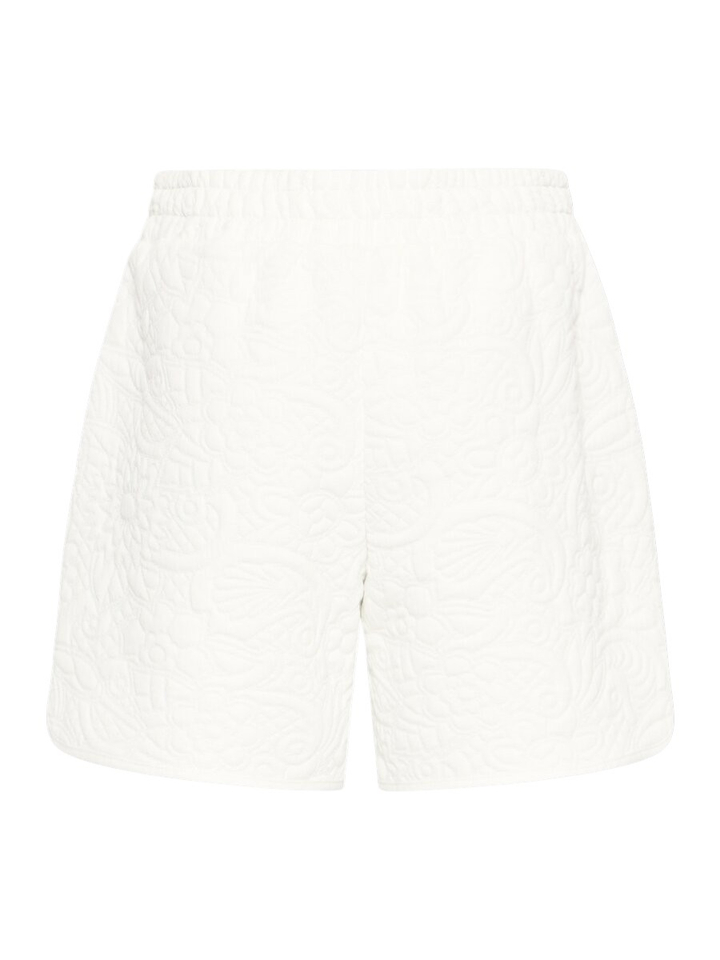 Witte short met structuur Ichi