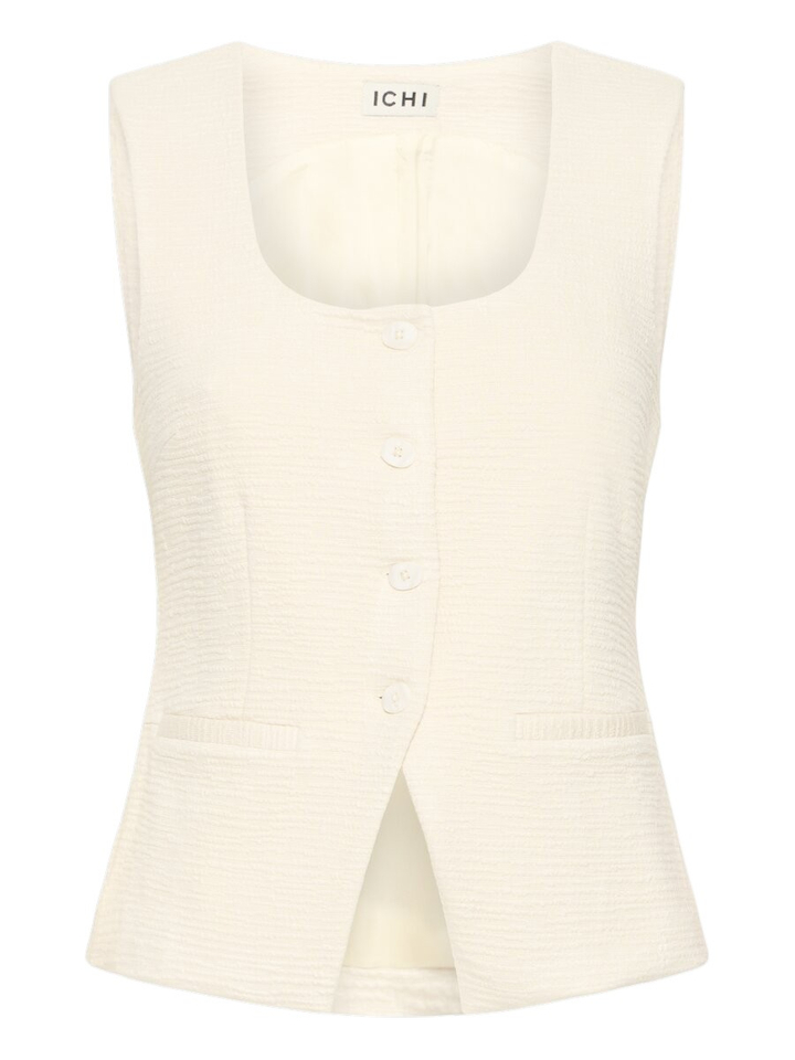 Ecru gilet Lumina Ichi