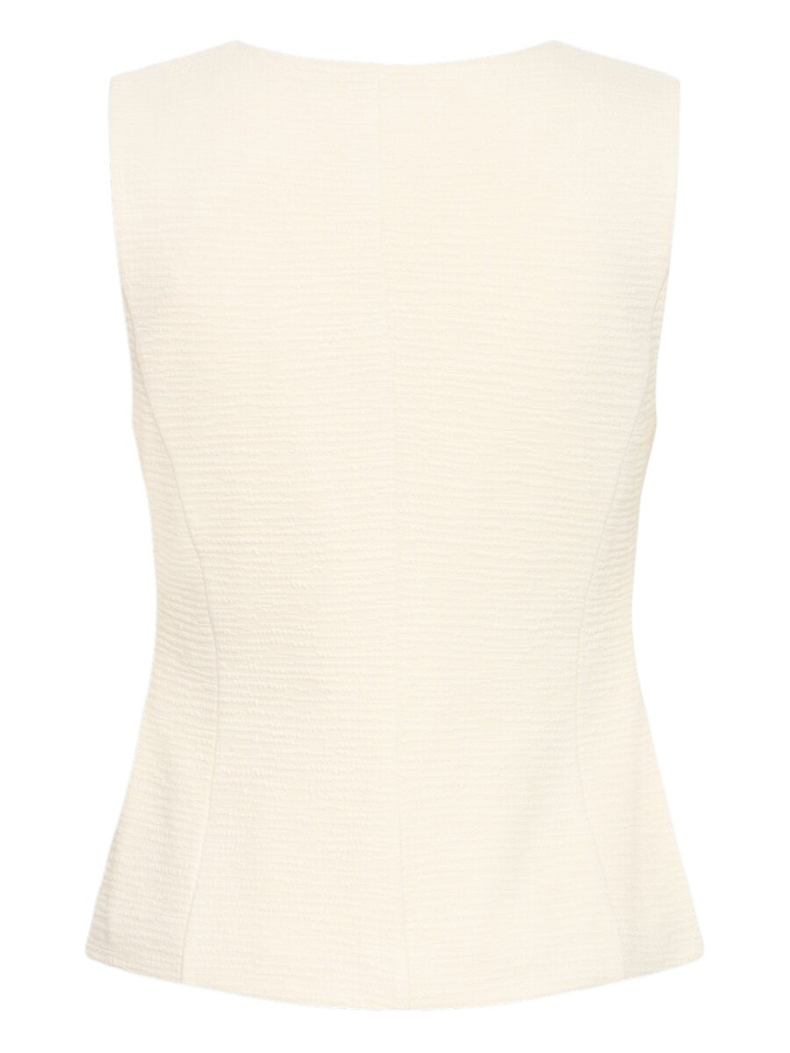 Ecru gilet Lumina Ichi